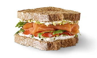 Sándwich Salmón Club Santagloria